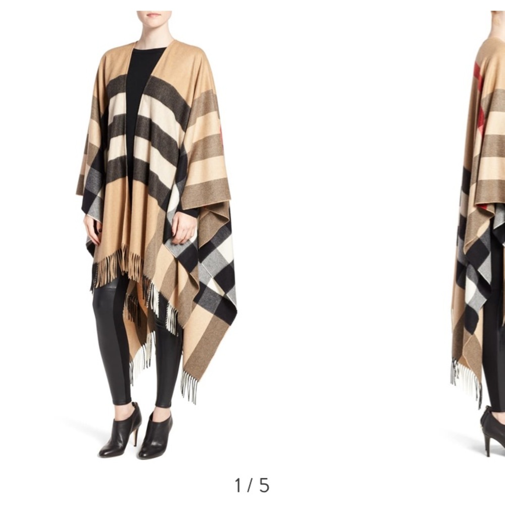 ⭐️ Burberry cashmere cape - Picture 1 of 8